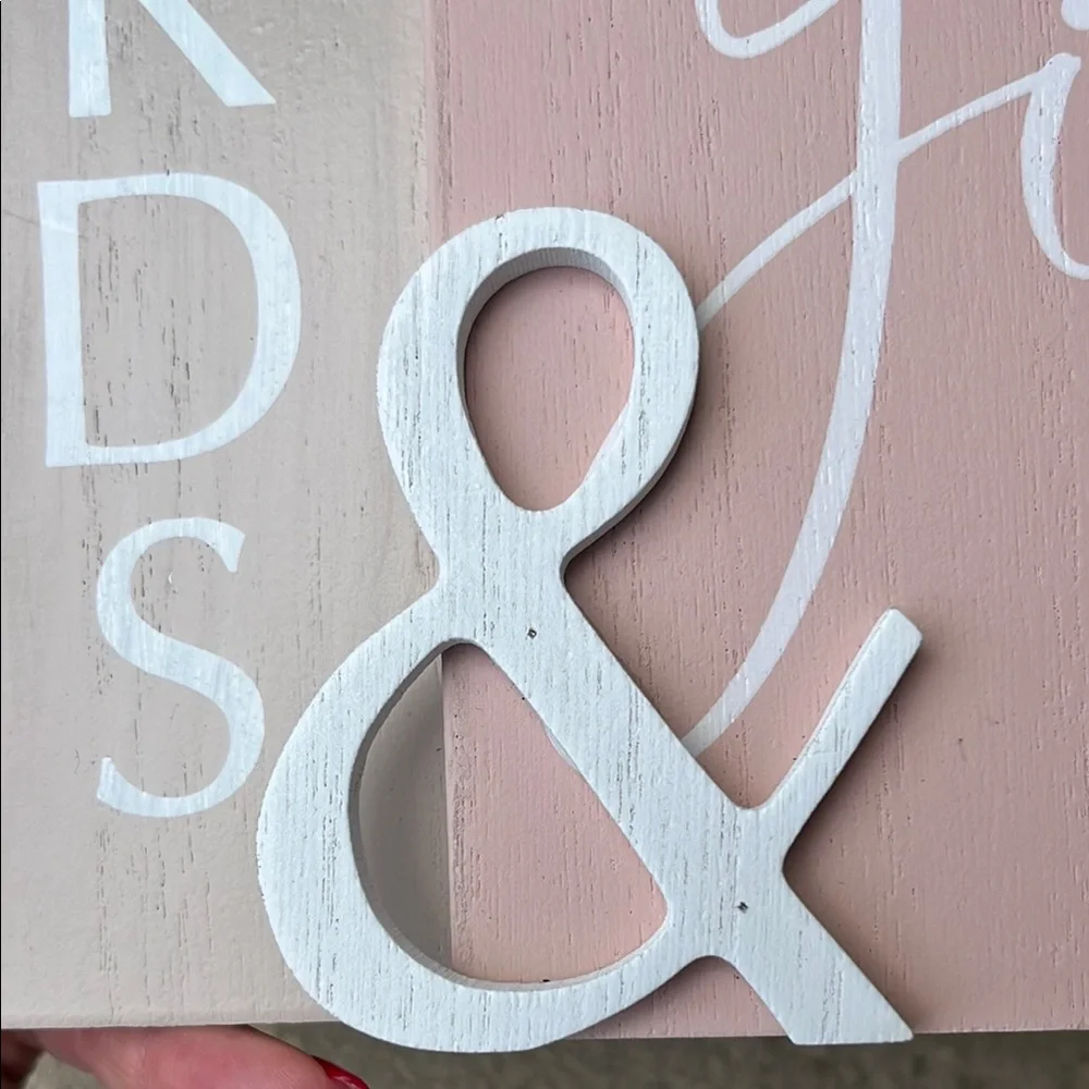 Hobby Lobby Pink and White Cards & Gifts Sign